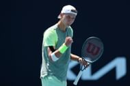 Denis Shapovalov at the 2024 Australian Open.